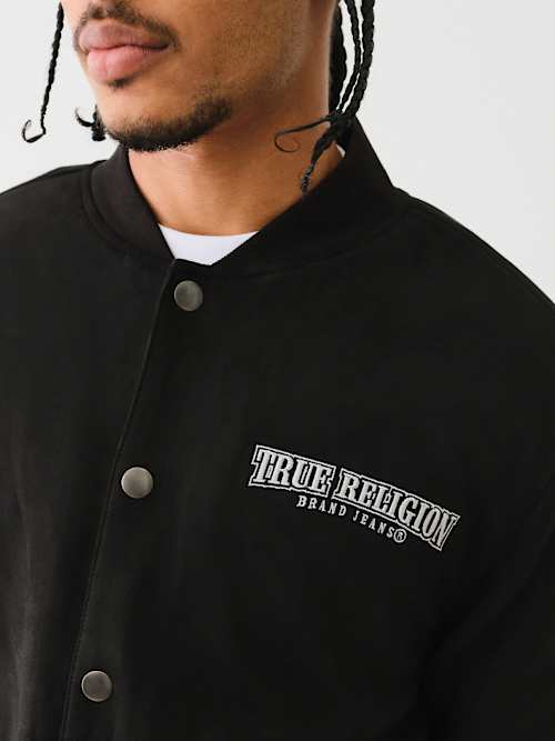SUEDE BOMBER JACKET