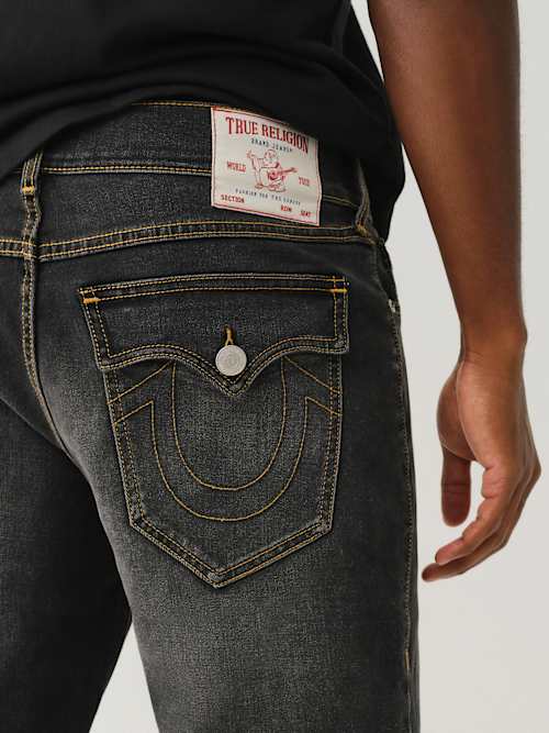 RICKY GOLD SINGLE NEEDLE FLAP STRAIGHT JEAN