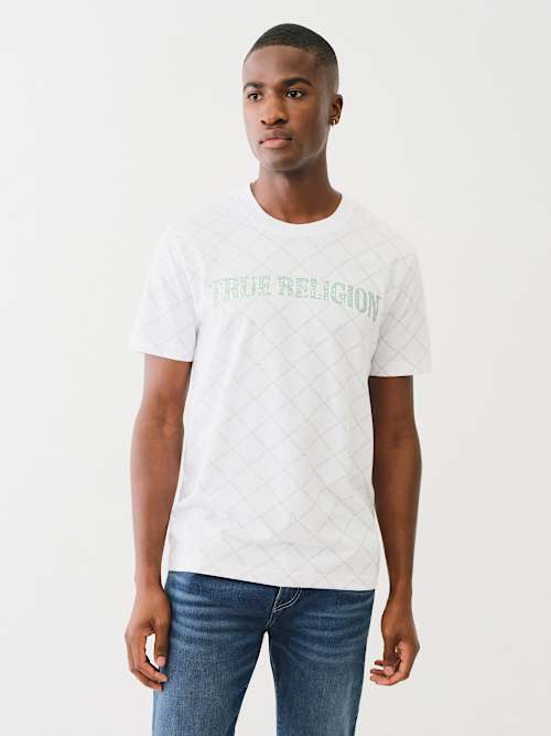 MONOGRAM CRYSTAL LOGO TEE