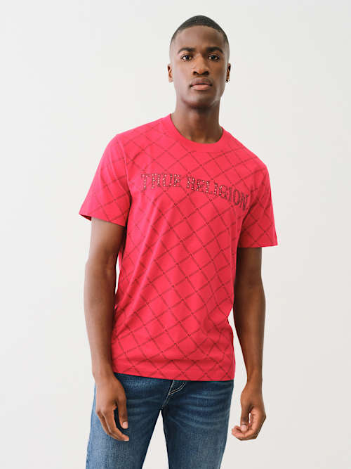 MONOGRAM CRYSTAL LOGO TEE