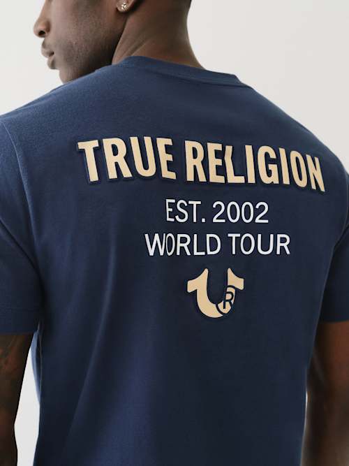 CAMISETA DE MANGA CORTA CON LOGOTIPO EN RELIEVE