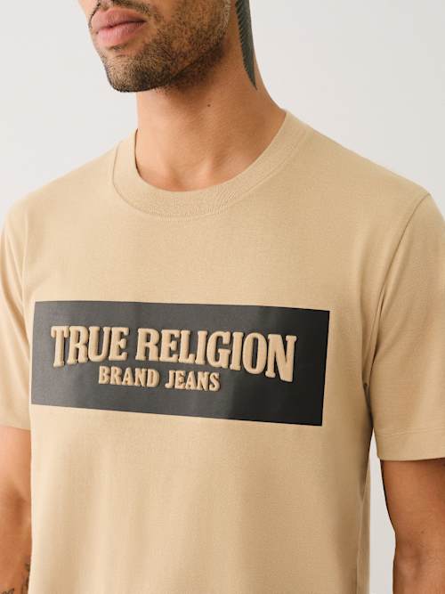 EMBOSSED BOX LOGO TEE