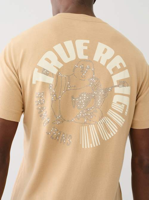 CRYSTAL BUDDHA LOGO CREW TEE