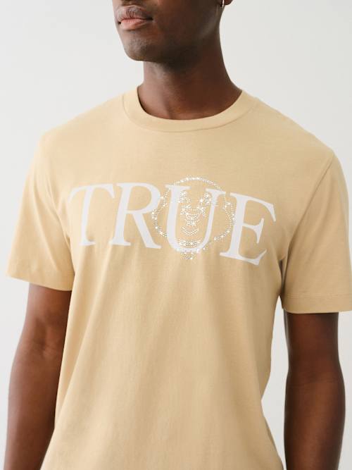 CAMISETA CON LA CARA DE BUDA EN CRISTAL