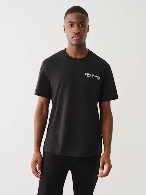 EMBROIDERED LOGO HEAVYWEIGHT TEE