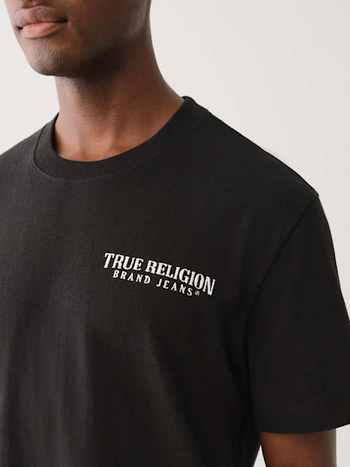 EMBROIDERED LOGO HEAVYWEIGHT TEE