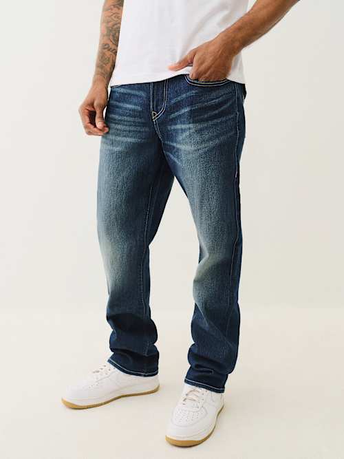 ≪追跡有≫TRUE RELIGION RICKY ROPE STITCH ストレートジーンズ