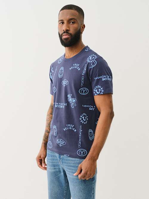 SCATTERED LOGO TEE
