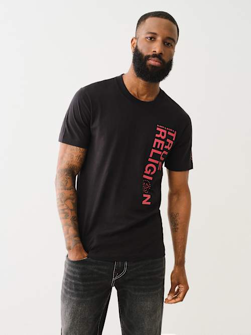 TEXTURED LOGO TEE