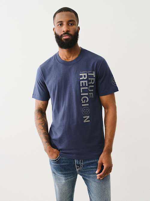 TEXTURED LOGO TEE