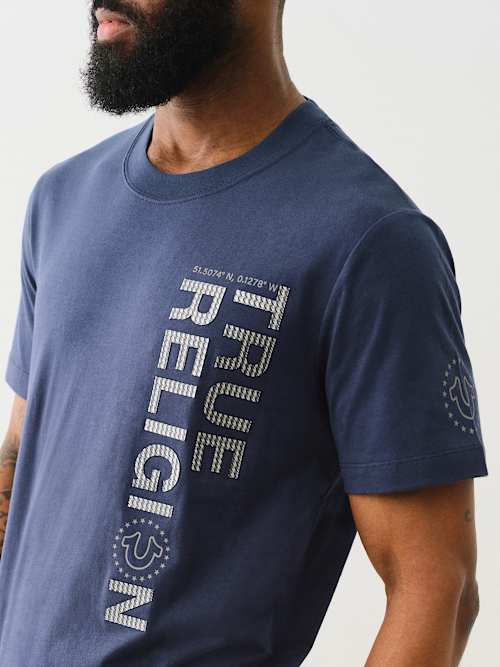 TEXTURED LOGO TEE