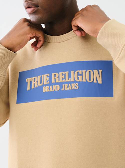EMBOSSED ARCH LOGO SWEATSHIRT
