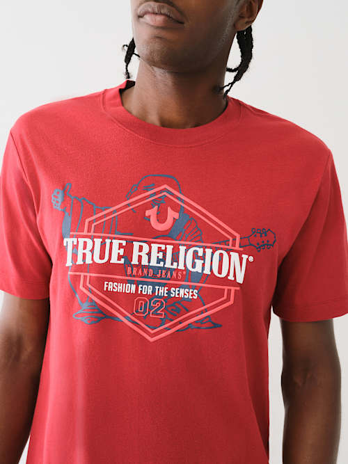 TRUE RELIGION HORSESHOE LOGO TEE