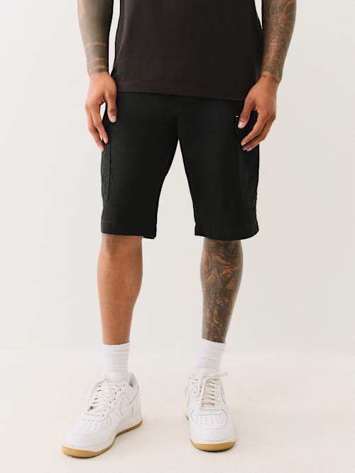 BELTED LOGO CARGO SHORT