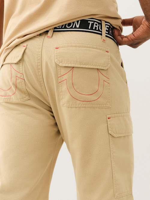 BELTED LOGO CARGO SHORT