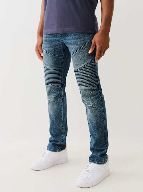 ДЖИНСЫ-СКИННИ ROCCO MOTO SKINNY