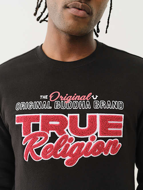 TRUE RELIGION CHENILLE SWEATSHIRT