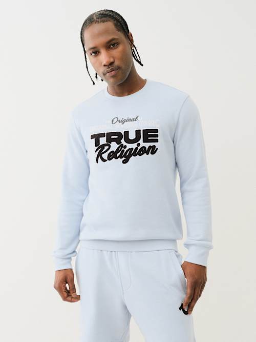 TRUE RELIGION CHENILLE SWEATSHIRT