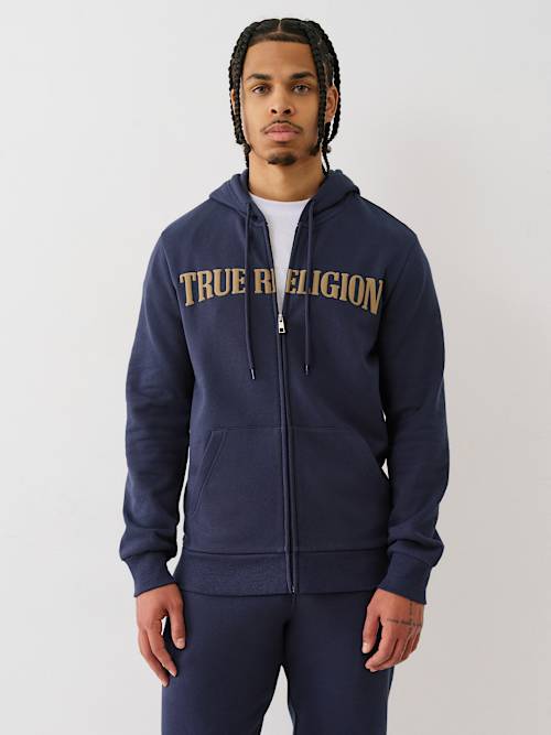 True Religion フード付きパーカー Amazon.co.jp: True Religion Men's Buddha Logo Zip Hoodie