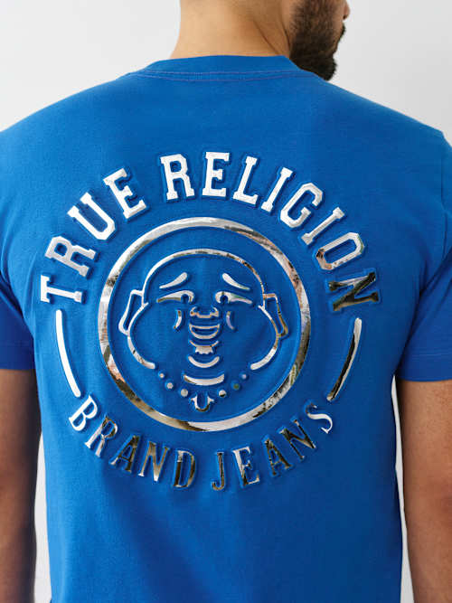 EMBOSSED EMBLEM LOGO TEE