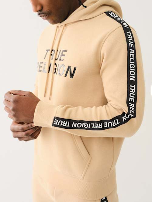 SUDADERA CON CAPUCHA ESTILO PULÓVER CON CINTA DE TRUE RELIGION