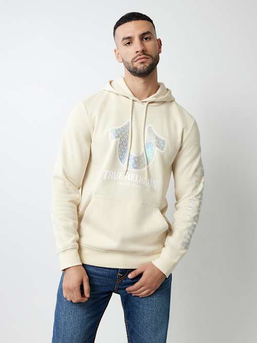 METALLIC HORSESHOE HOODIE