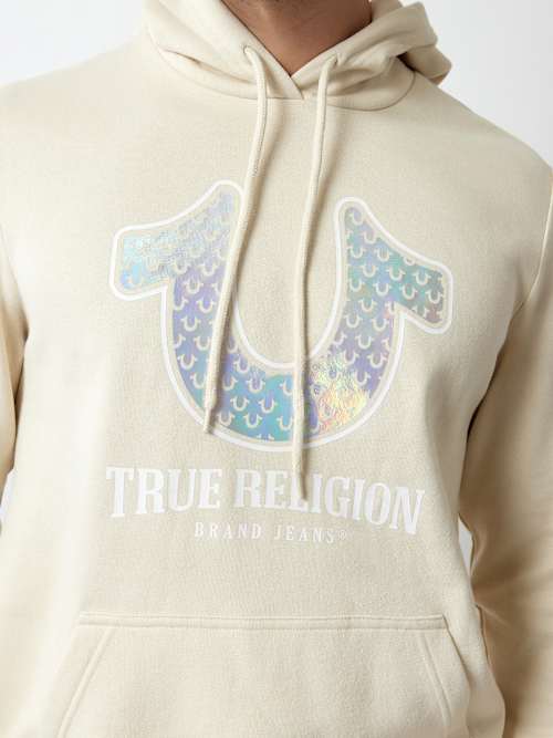 METALLIC HORSESHOE HOODIE