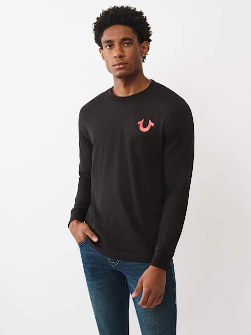 FOIL HORSESHOE LONG SLEEVE TEE