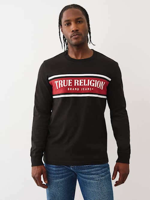 TRI PANEL LONG SLEEVE TEE