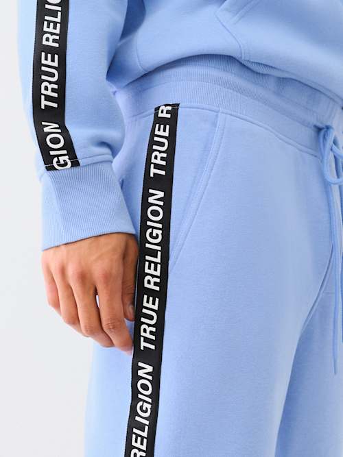 TRUE RELIGION TAPING STRAIGHT LEG SWEAT PANT