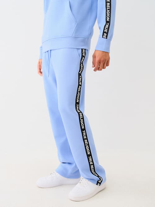 TRUE RELIGION TAPING STRAIGHT LEG SWEAT PANT