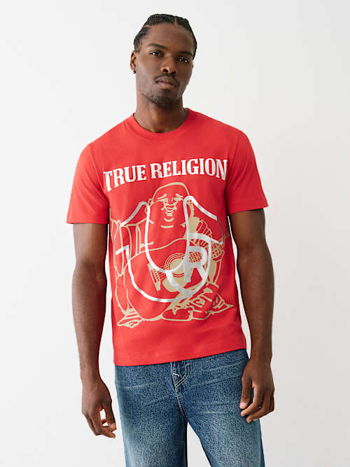 Футболка True Religion с фирменным логотипом и принтом