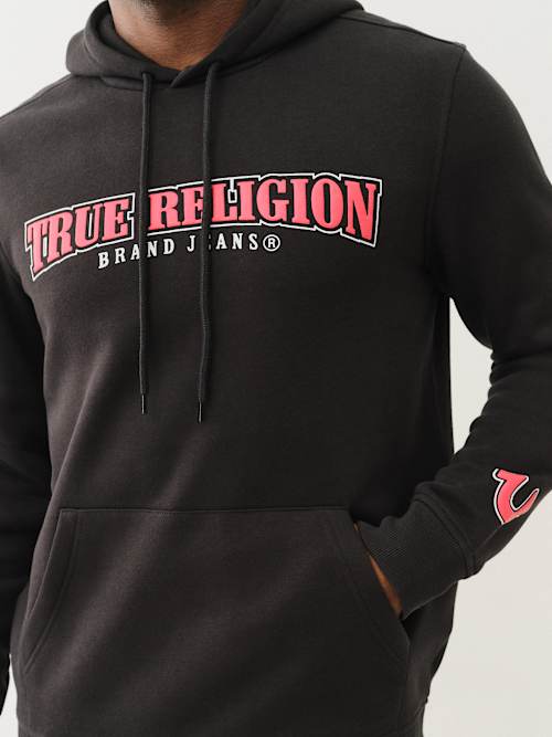 ARCHED LOGO HOODIE