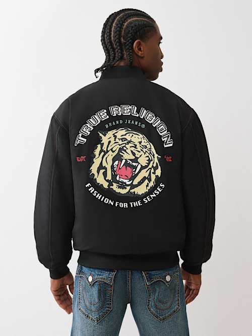 TIGER GRAPHIC AVIATION  JACKET