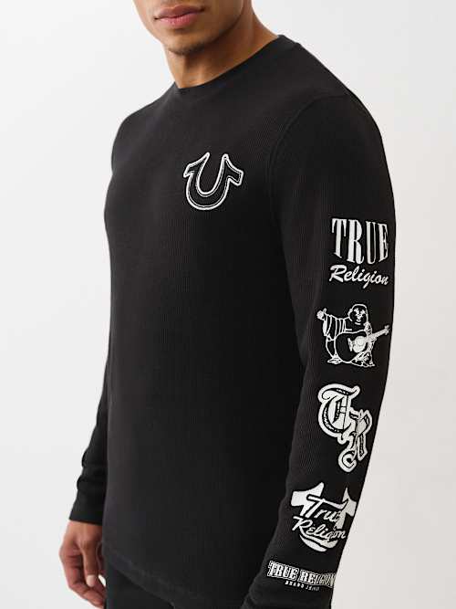 LONG SLEEVE HORSESHOE THERMAL SHIRT