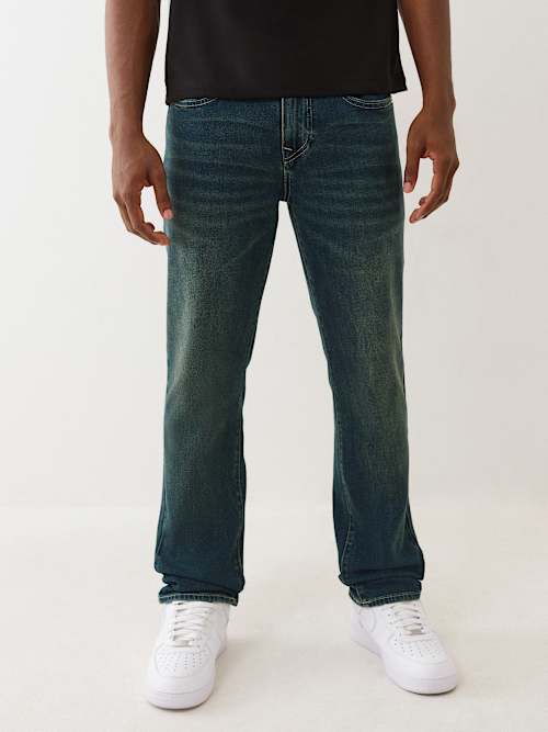 GENO STUDDED HORSESHOE SLIM JEAN