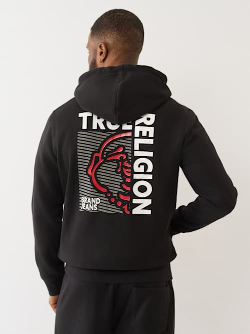 BOXED BUDDHA ZIP HOODIE