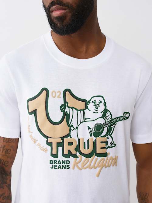 CAMISETA CON BUDDHA Y HERRADURA GRANDE