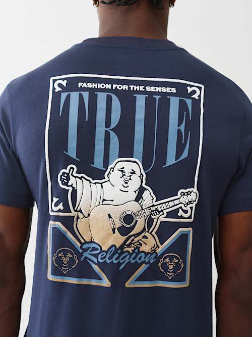 ФУТБОЛКА С РИСУНКОМ БУДДЫ В СТИЛЕ ОМБРЕ