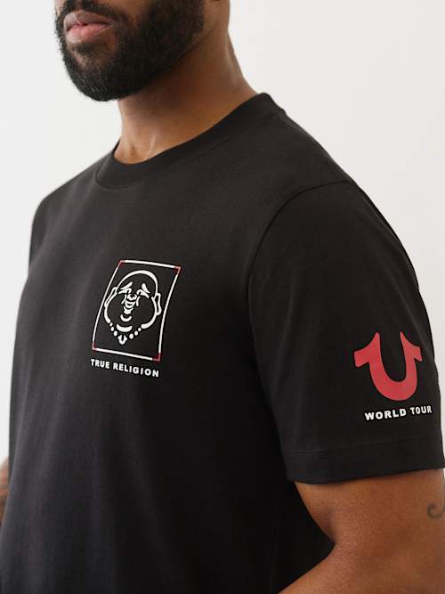EMBROIDERED LOGO TEE