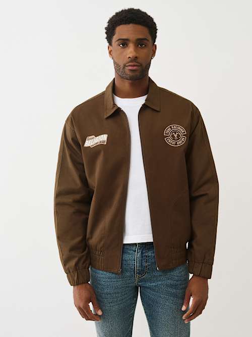 КУРТКА ИЗ ХЛОПЧАТОБУМАЖНОЙ РАБОЧЕЙ ОДЕЖДЫ