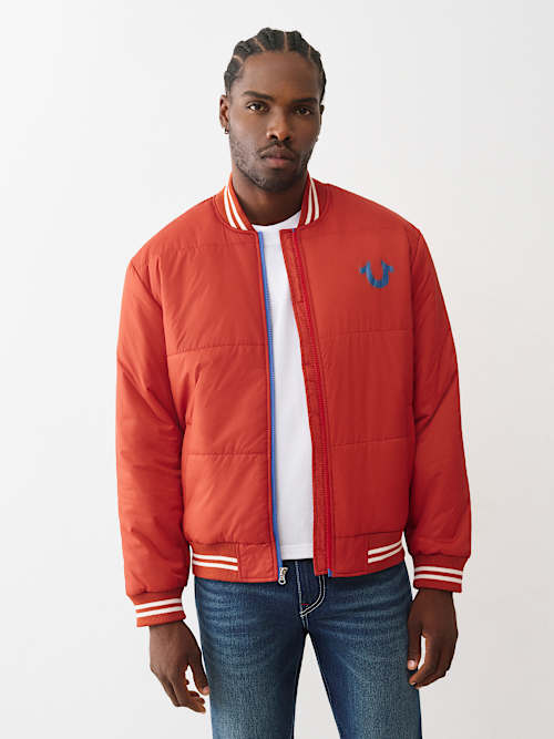 ДВУХЦВЕТНЫЙ ПУХОВИК НА МОЛНИИ