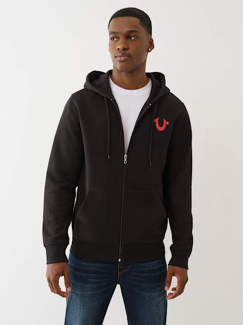 BUDDHA SEAL ZIP HOODIE