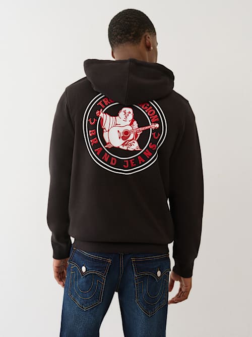 BUDDHA SEAL ZIP HOODIE