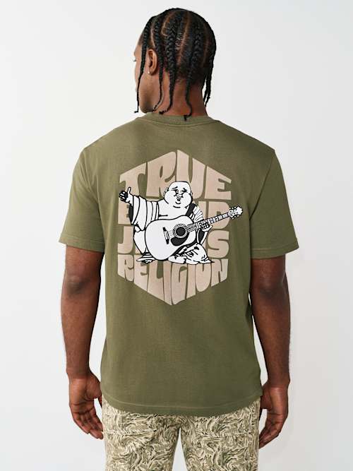 ФУТБОЛКА С ИЗОБРАЖЕНИЕМ ШЕСТИУГОЛЬНОГО БУДДЫ