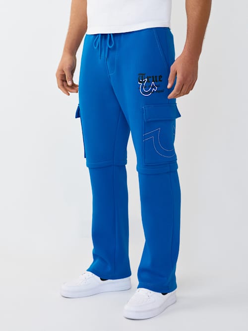 СПОРТИВНЫЕ БРЮКИ-КАРГО С ПРЯМЫМИ ШТАНИНАМИ И ЛОГОТИПОМ