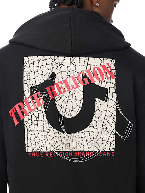 True Stitch Logo Zip Hoodie | True Religion