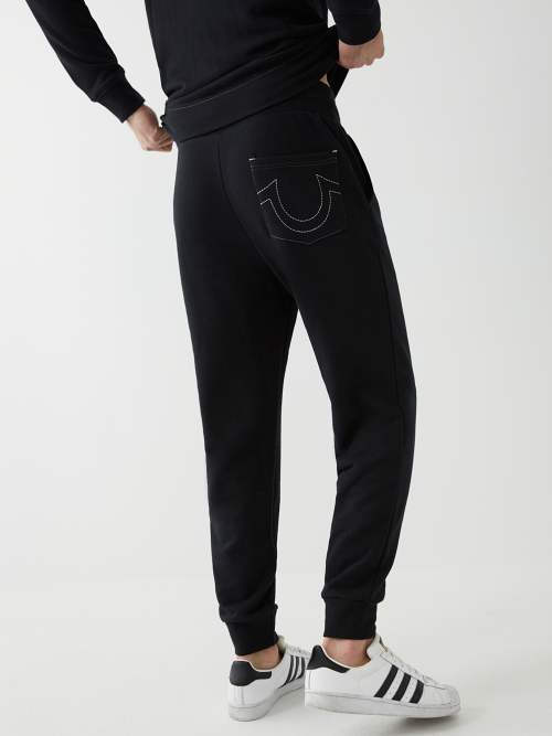 Black true religion outlet jogging suit