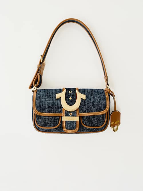 DOUBLE POCKET SHOULDER BAG