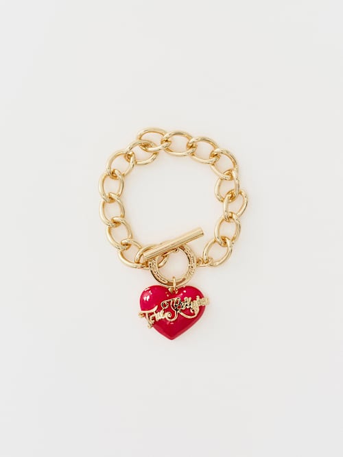 RED HEART TOGGLE BRACELET display picture 3